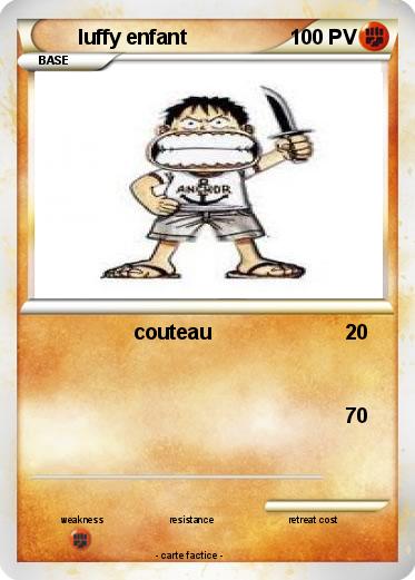 Pokemon luffy enfant