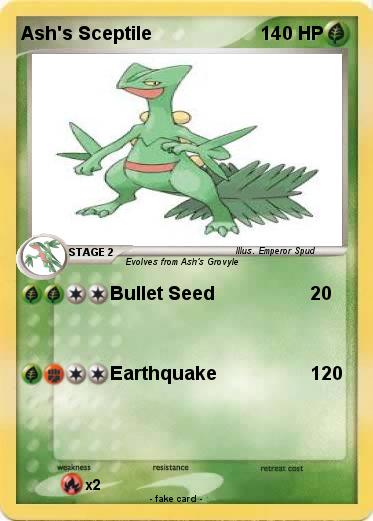 Pokemon Ash's Sceptile