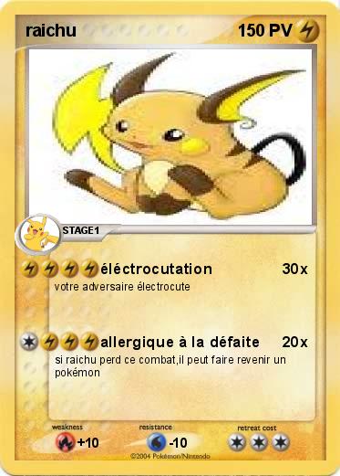 Pokemon raichu