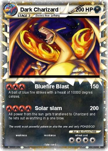 Pokemon Dark Charizard