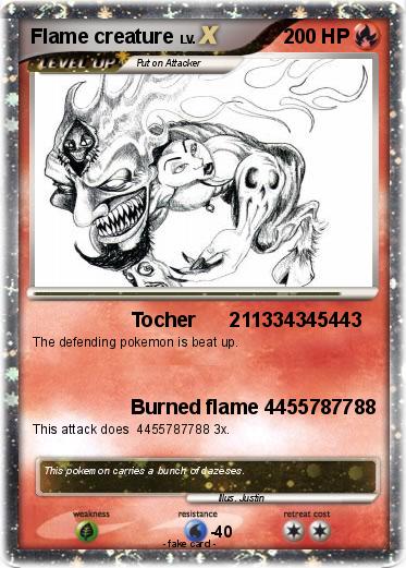Pokemon Flame creature
