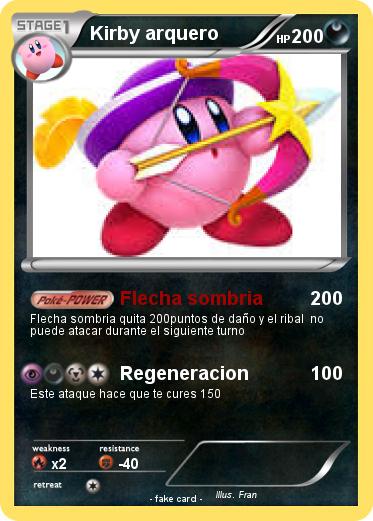 Pokemon Kirby arquero