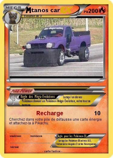 Pokemon tanos car