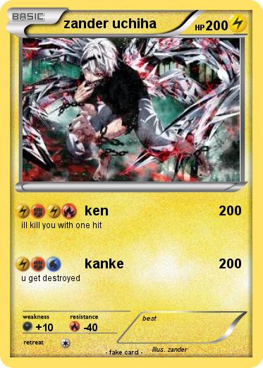 Pokemon zander uchiha