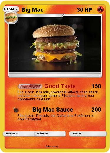 Pokemon Big Mac