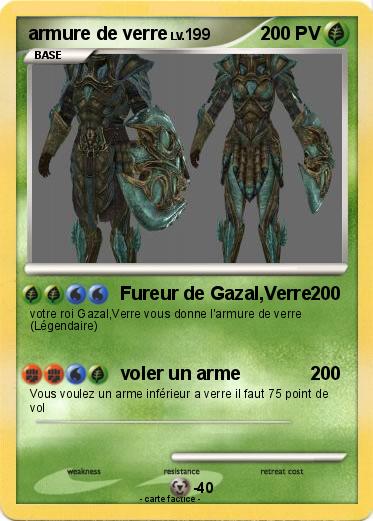 Pokemon armure de verre