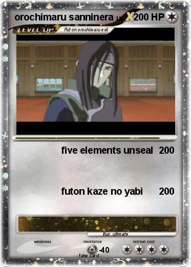 Pokemon orochimaru sanninera