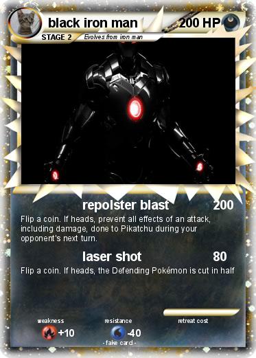 Pokemon black iron man