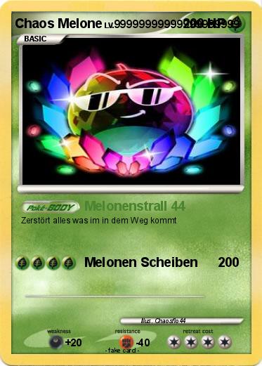 Pokemon Chaos Melone