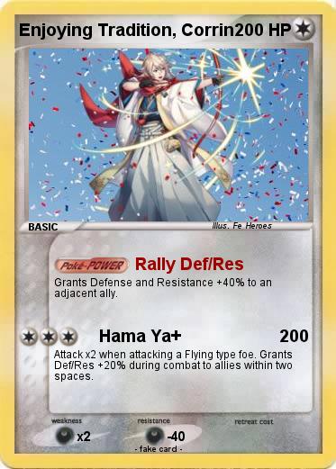 Pokemon Enjoying Tradition, Corrin