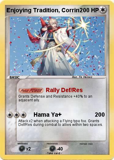 Pokemon Enjoying Tradition, Corrin