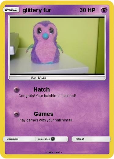 Pokemon glittery fur