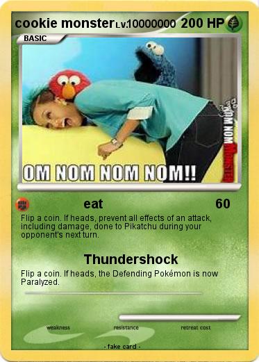 Pokemon cookie monster