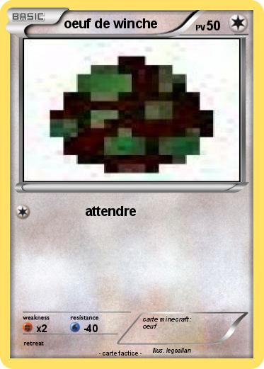 Pokemon oeuf de winche