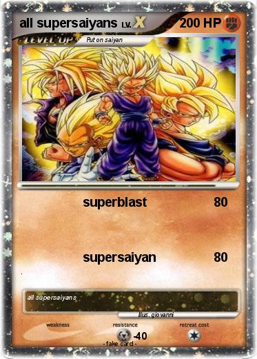 Pokemon all supersaiyans