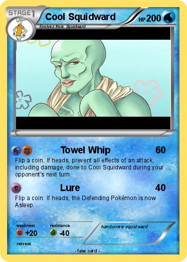 Pokemon Cool Squidward