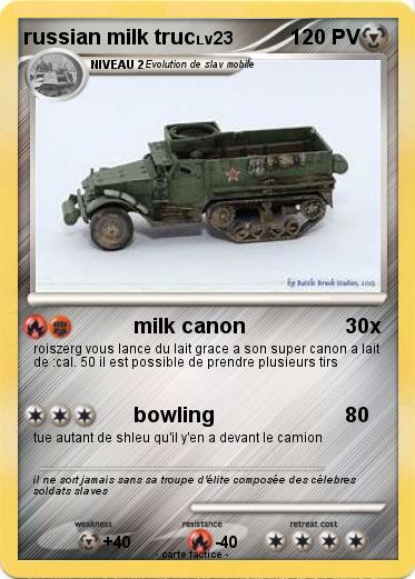 Pokemon russian milk truc