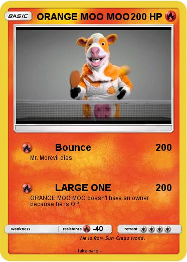 Pokemon ORANGE MOO MOO