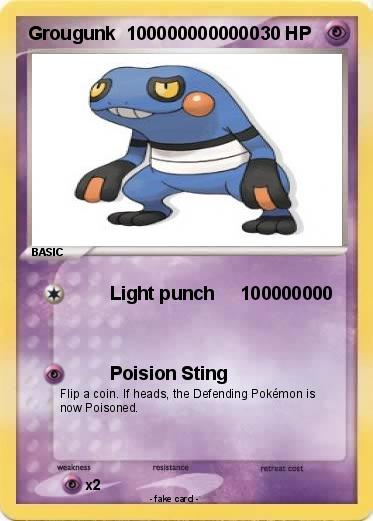 Pokemon Grougunk  1000000000000