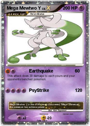 Pokemon Mega Mewtwo Y