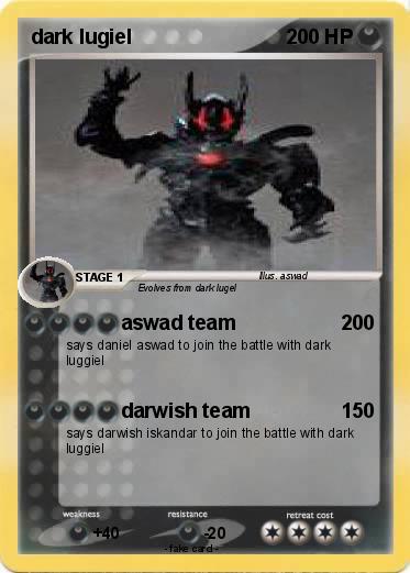 Pokemon dark lugiel