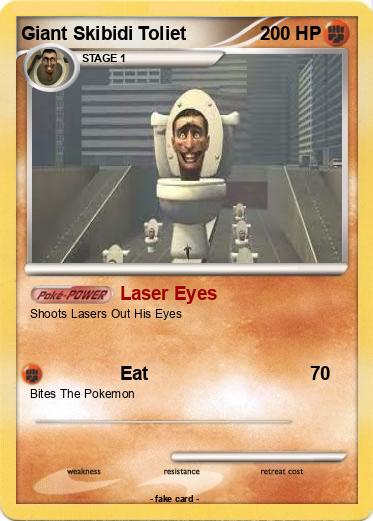 Pokemon Giant Skibidi Toliet