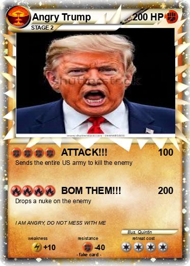 Pokemon Angry Trump