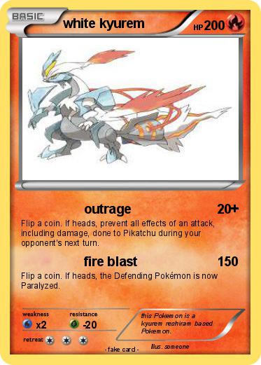 Pokemon white kyurem