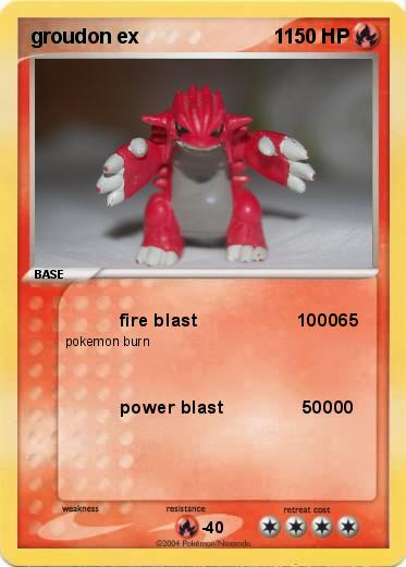 Pokemon groudon ex                        1