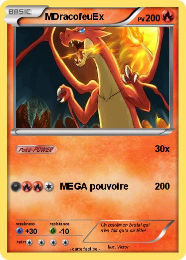Pokemon MDracofeuEx