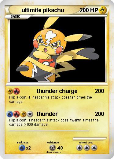 Pokemon ultimite pikachu