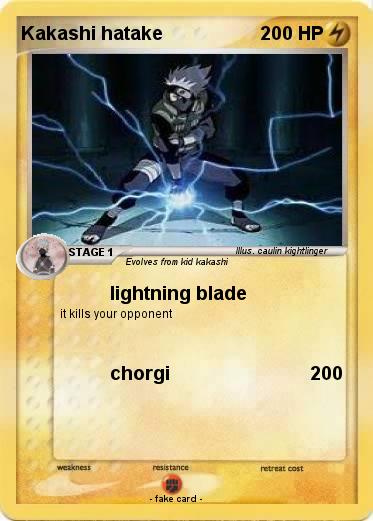 Pokemon Kakashi hatake