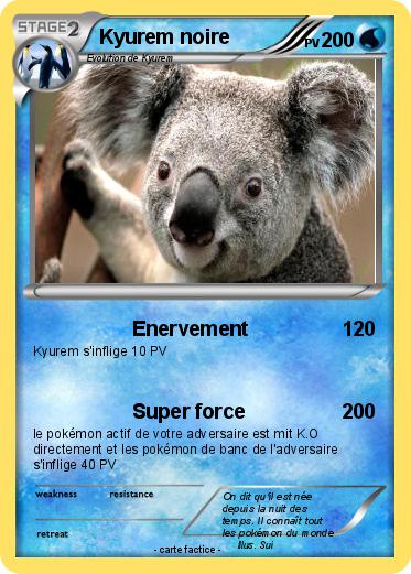 Pokemon Kyurem noire