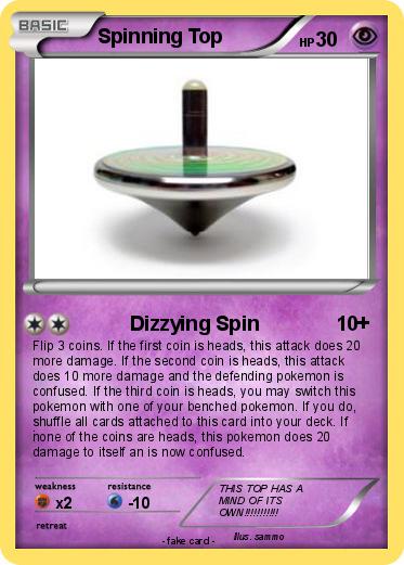 Pokemon Spinning Top