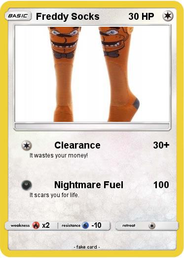 Pokemon Freddy Socks