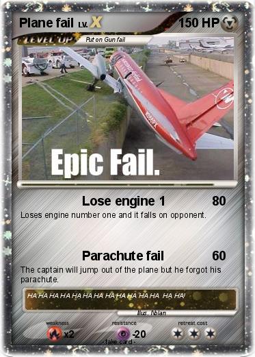Pokemon Plane fail