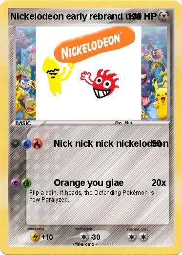 Pokemon Nickelodeon early rebrand usa