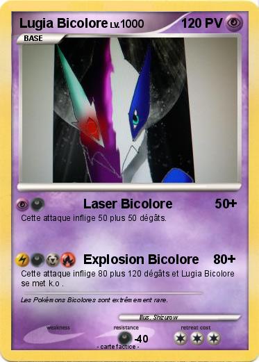 Pokemon Lugia Bicolore