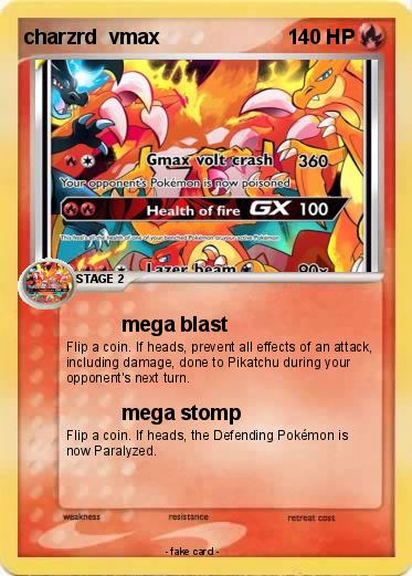 Pokemon charzrd  vmax