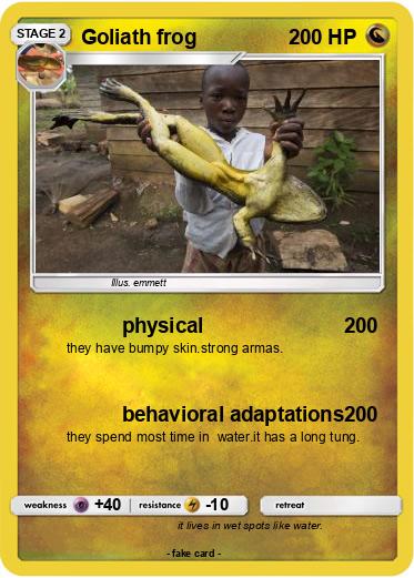 Pokemon Goliath frog