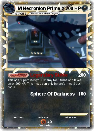 Pokemon M Necronion Prime X