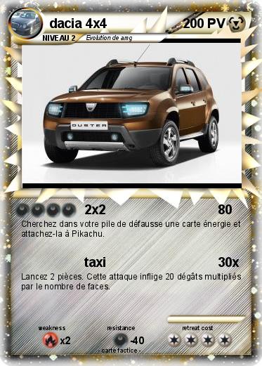 Pokemon dacia 4x4