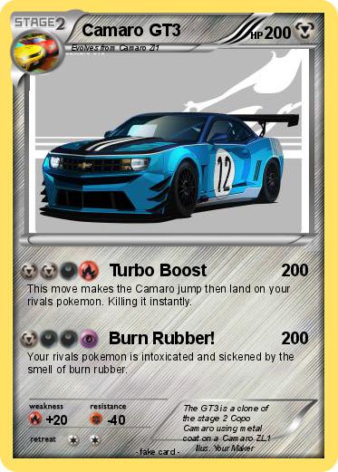 Pokemon Camaro GT3