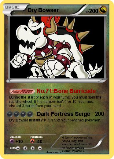 Pokemon Dry Bowser