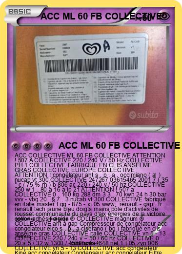 Pokemon ACC ML 60 FB COLLECTIVE