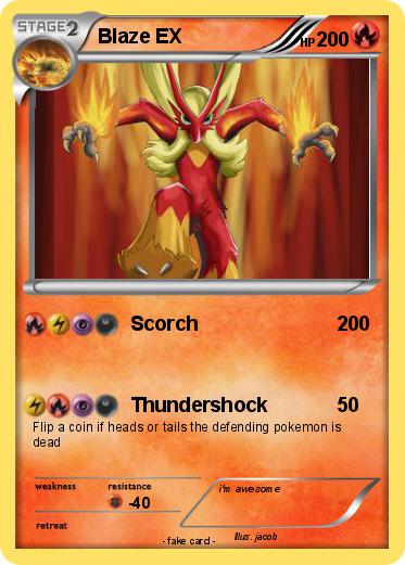 Pokemon Blaze EX