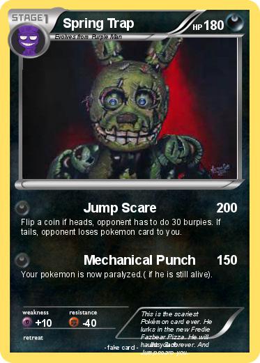 Pokemon Spring Trap
