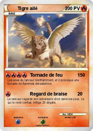Pokemon Tigre ailé