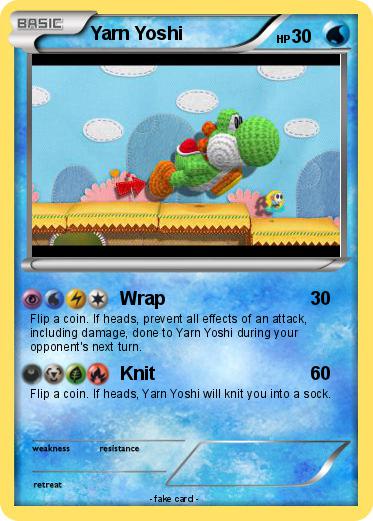 Pokemon Yarn Yoshi