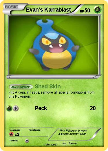 Pokemon Evan's Karrablast